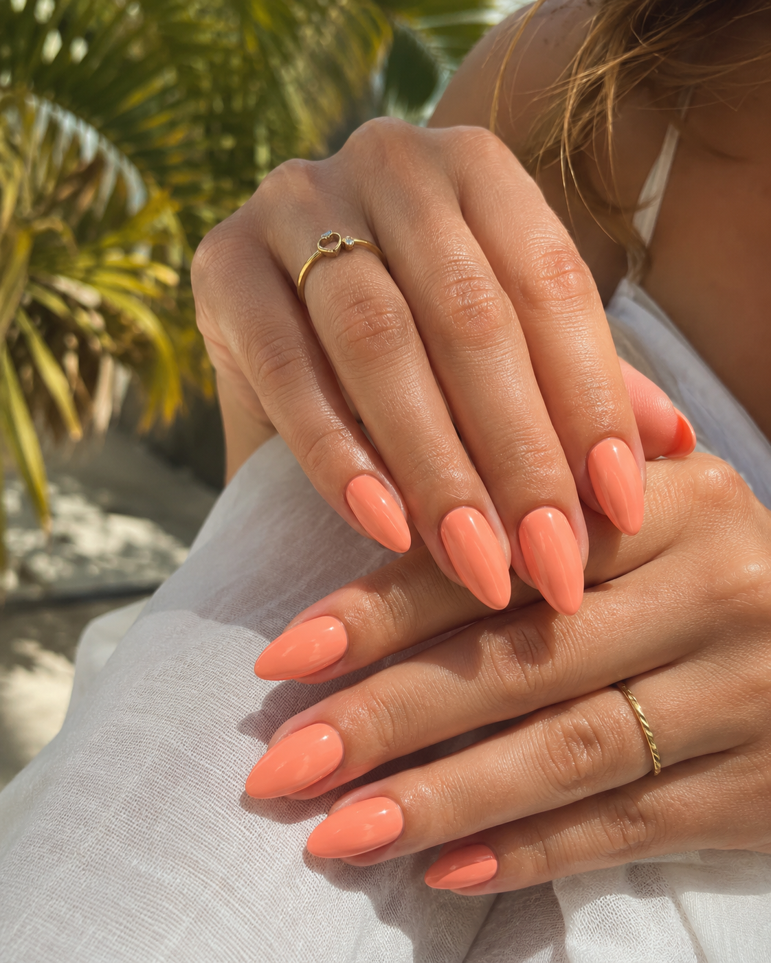 Papaya Peach Nails